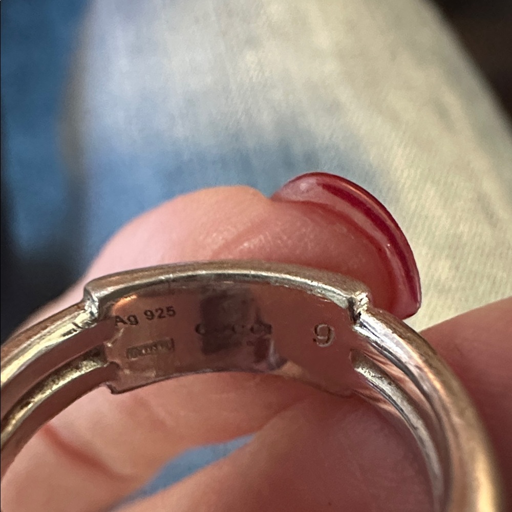 Gucci Elegant Silver Knot Ring authentic Euc size 4.75 to 5 - Picture 11 of 12